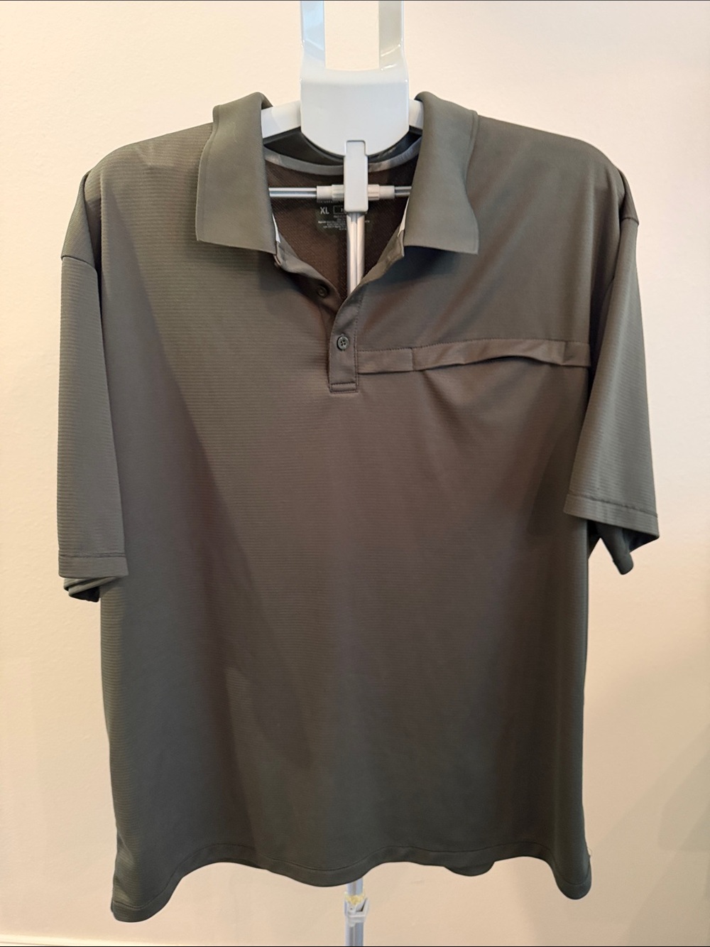 Reel Legends FREELINE Olive Performance Quick Dry Fishing Polo